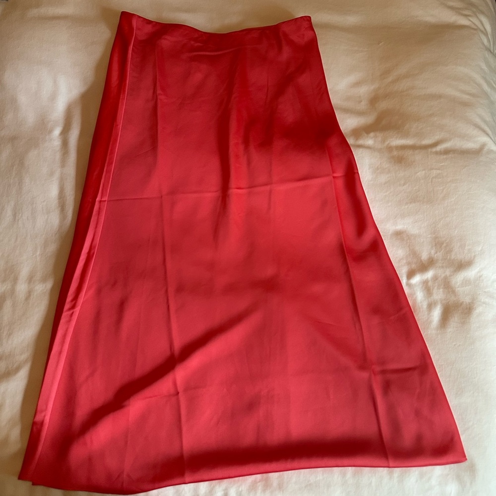 J. Crew fuschia Gwyneth Midi Skirt